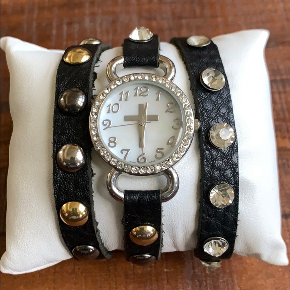 Wrap Around Cross Watch / Bracelet